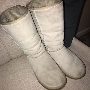 Sand colored classic ugg boots - size 10